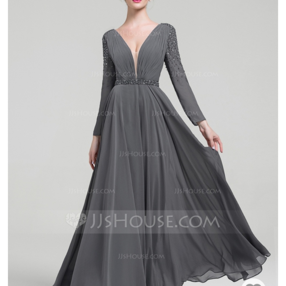 NWT JJ's House Evening Dress Beading Sequins
